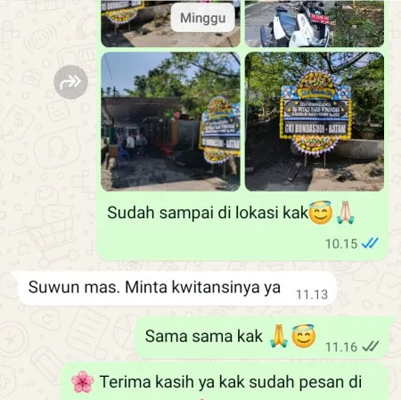 Pengiriman Papan Bunga Duka Tompomulyo Batangan